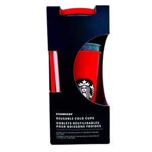 Starbucks Christmas Reusable Cold Cups Glitter Holiday Mens Womens Kids Fun Gift